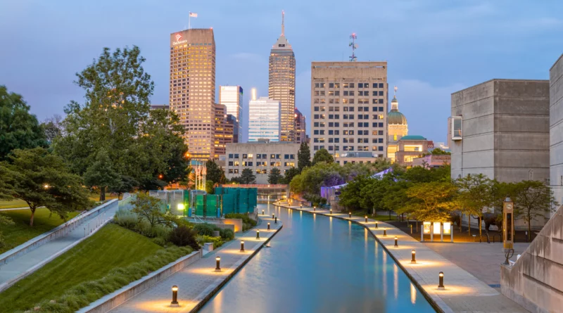 The Central Canal in Indianapolis Indiana