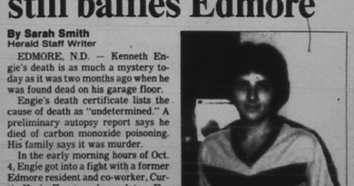 Kenny Engie death in Edmore North Dakota